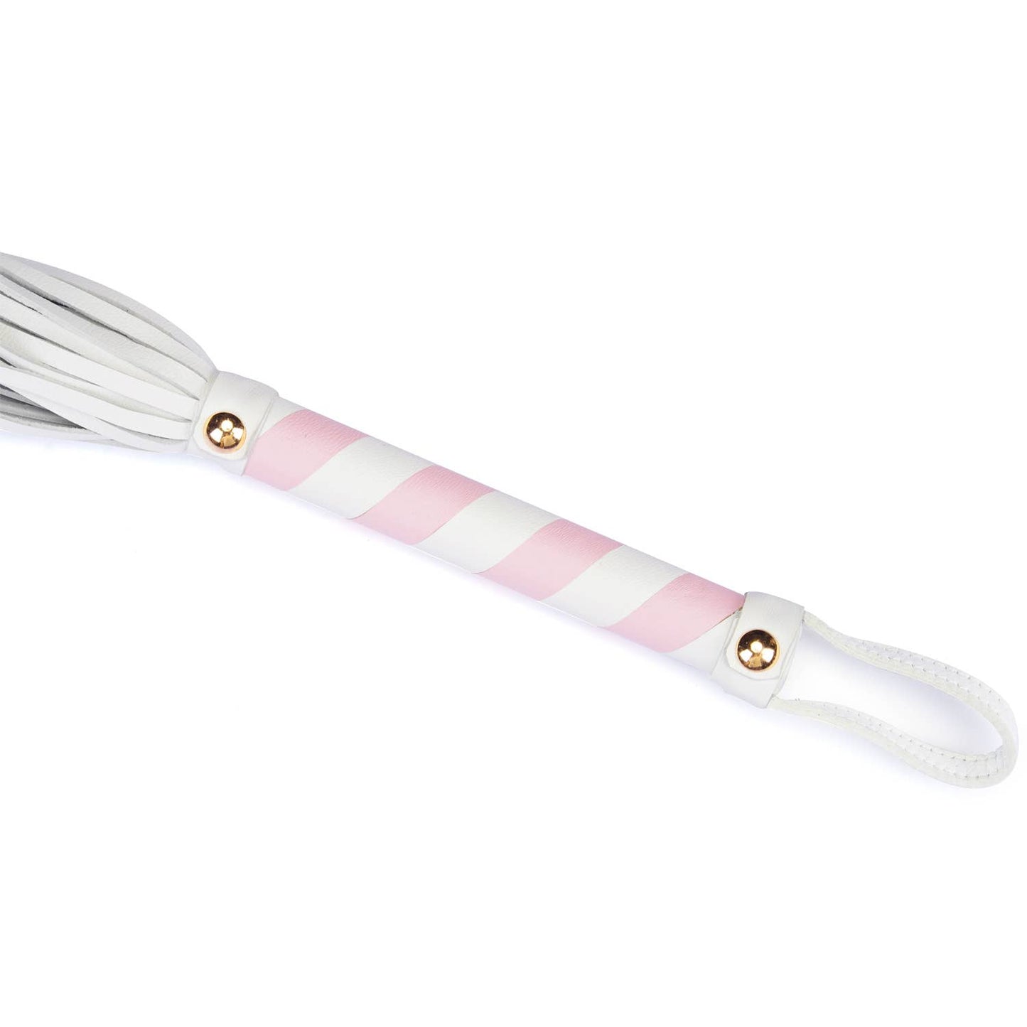 White & Pink Fairy Leather Flogger
