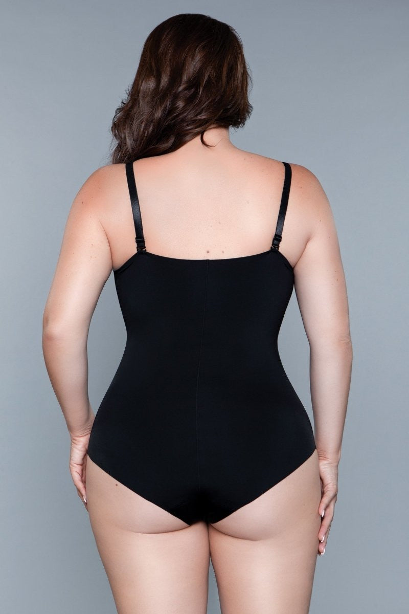 2003 What Waist Shapewear Bodysuit Black