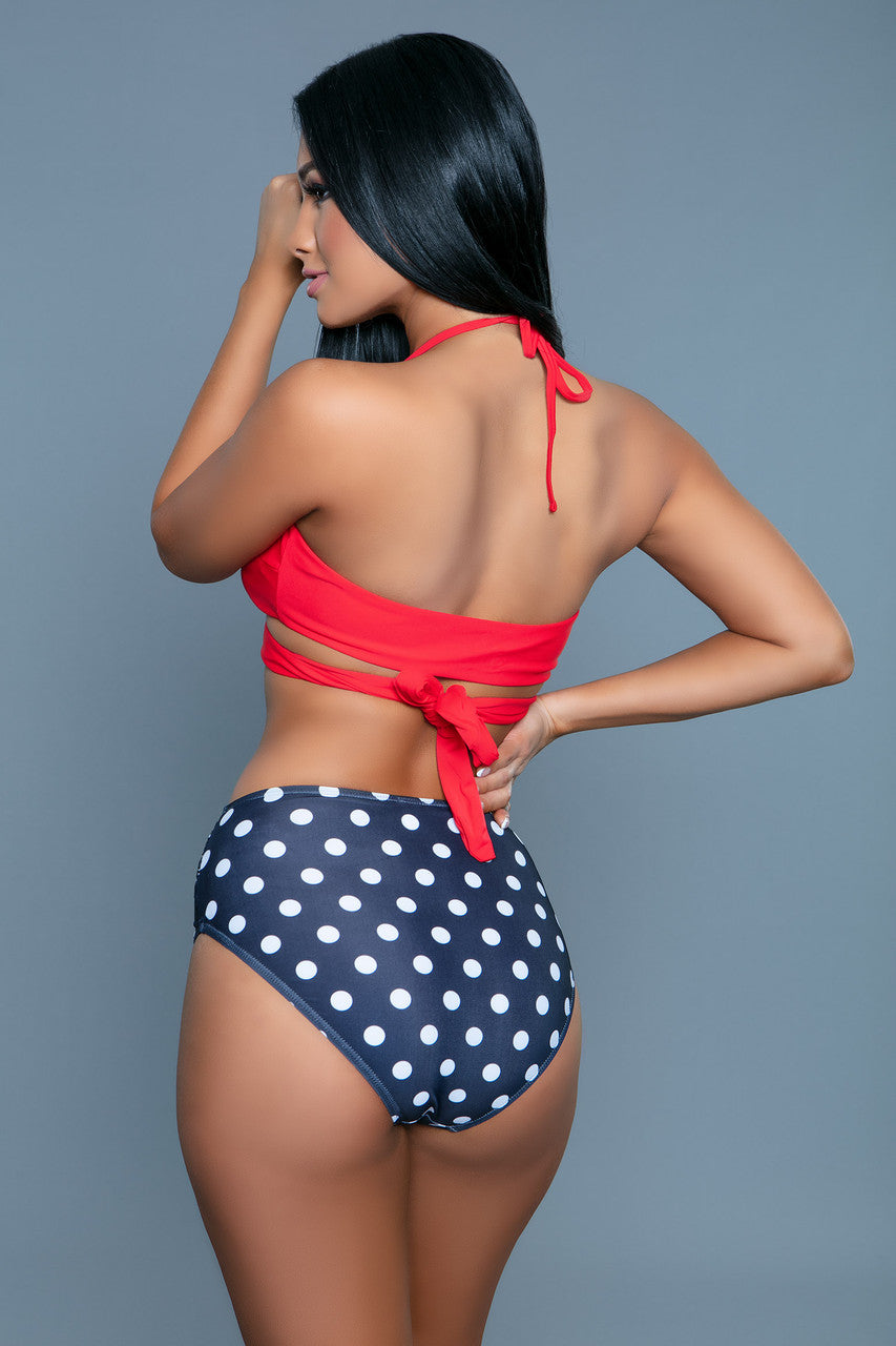 2280 Francesca Swimsuit Red/Blue