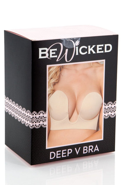 BWXB093ND Deep V Bra - Nude