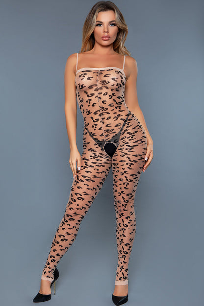 2154 Luscious Leopard Bodystocking