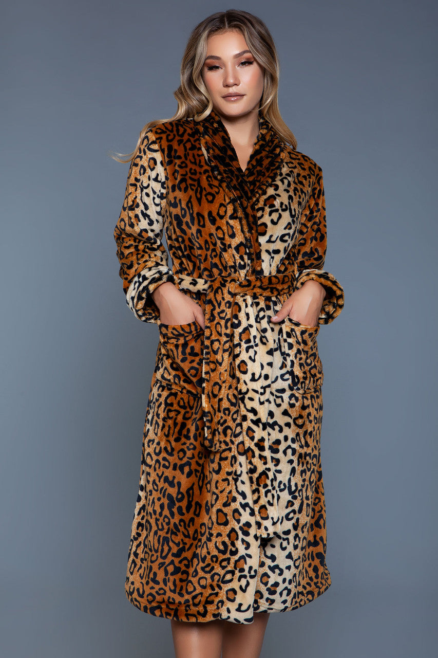 2071 Leopard Robe