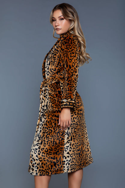 2071 Leopard Robe