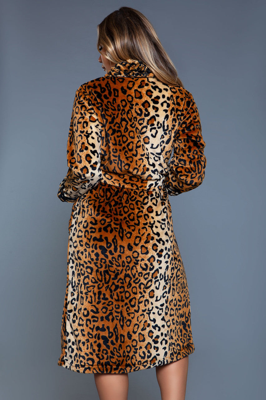 2071 Leopard Robe