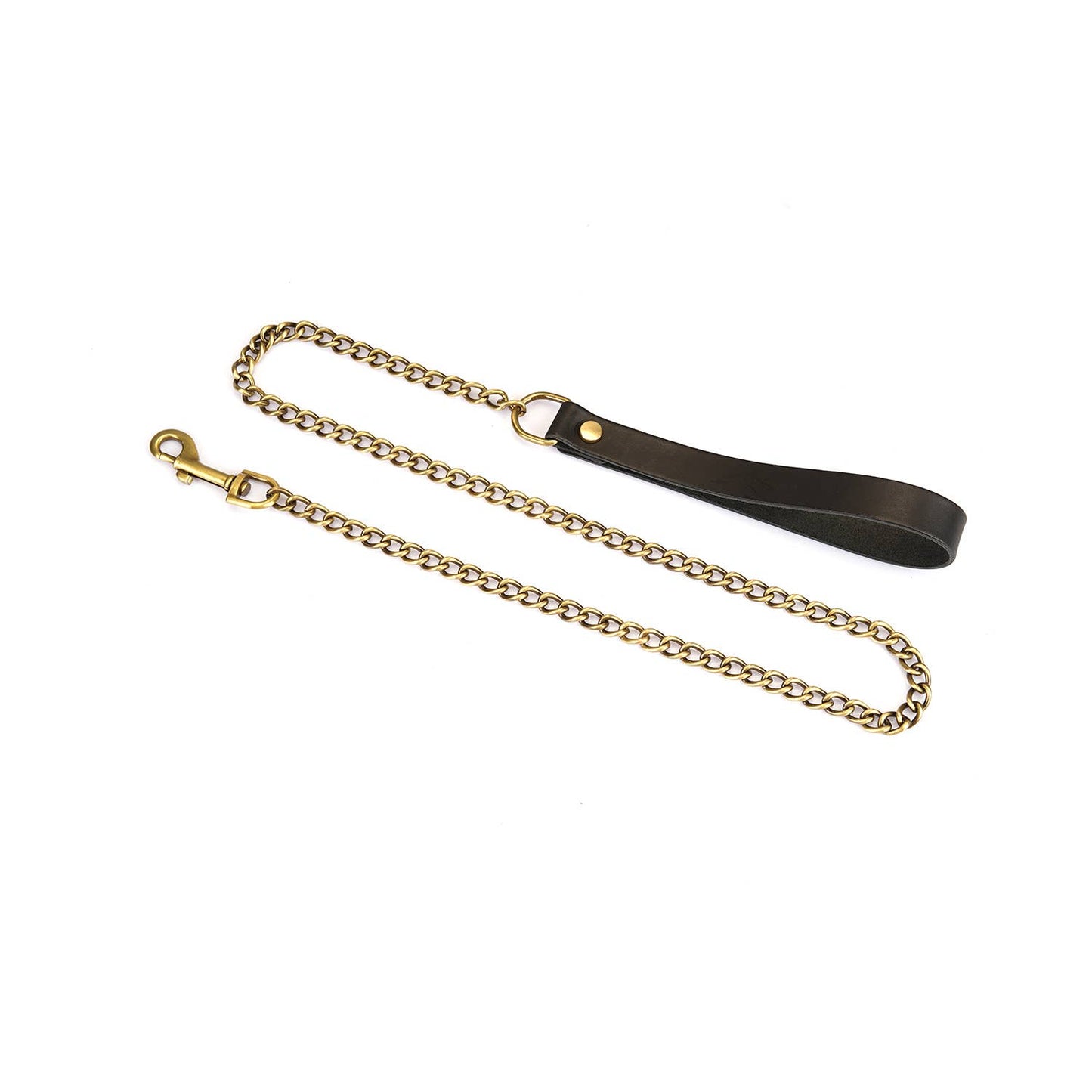 Liebe Seele- Samurai Thick Leather Collar with Leash