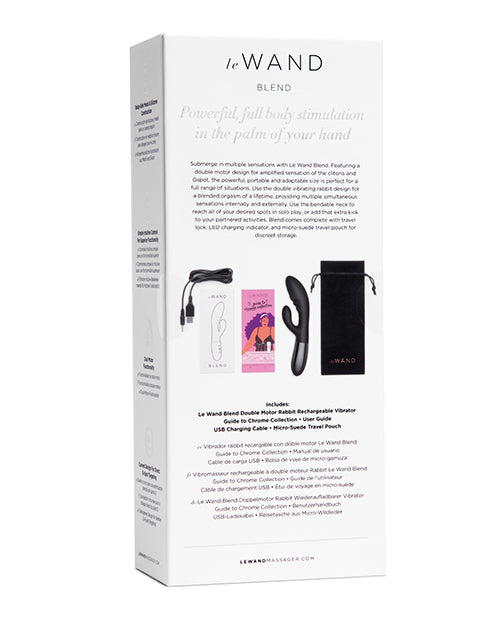 Le Wand Blend Double Motor Rabbit Rechargeable Vibrator by Cotr INC