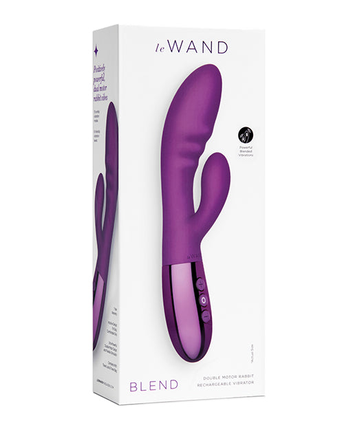 Le Wand Blend Double Motor Rabbit Rechargeable Vibrator by Cotr INC