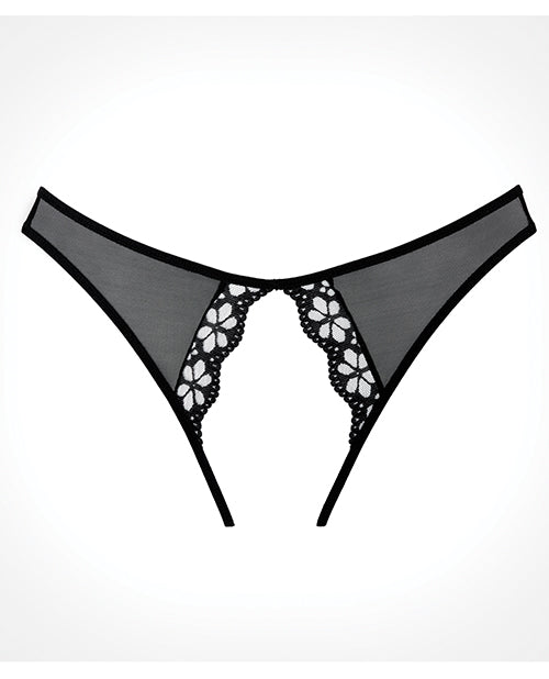 Adore Mirabelle Plum Panty Black O/S by Allure Lingerie Lp