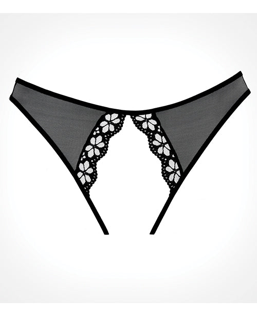 Adore Mirabelle Plum Panty Black O/S by Allure Lingerie Lp