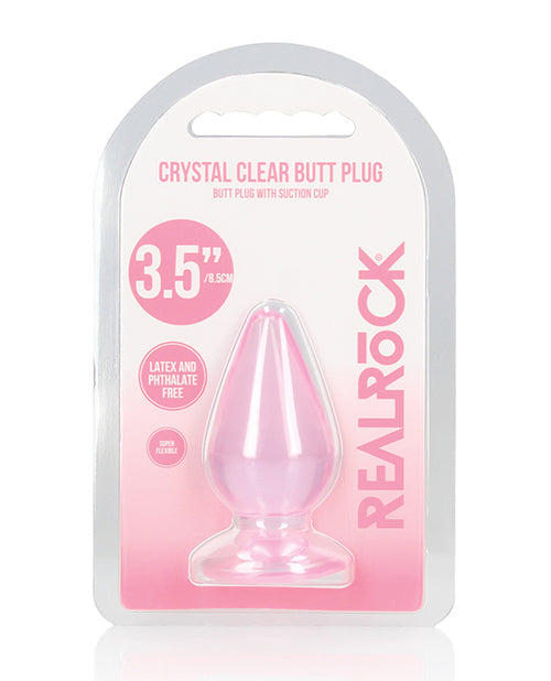 Shots Realrock Crystal Clear Anal Plug by Shots America LLC