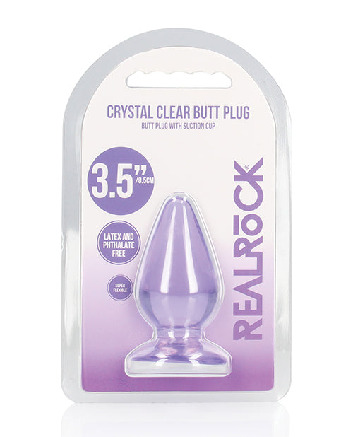 Shots Realrock Crystal Clear Anal Plug by Shots America LLC