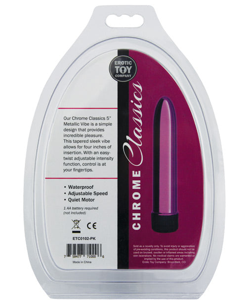 Erotic Toy Company Chrome Classics Vibe by Erotic Toy Company