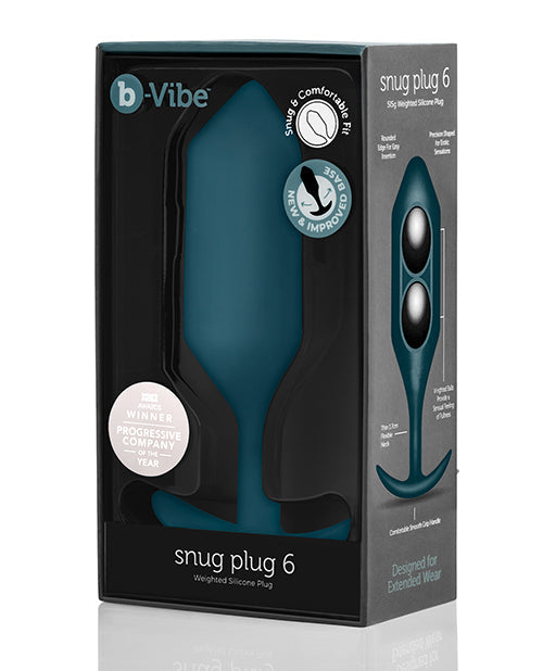 B-vibe Weighted Snug Plug 6 - G by Cotr INC