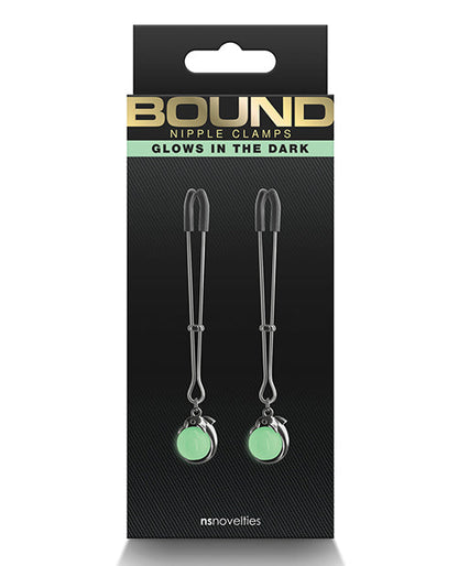 Bound Nipple Clamps - Gunmetal by Ns Novelties INC