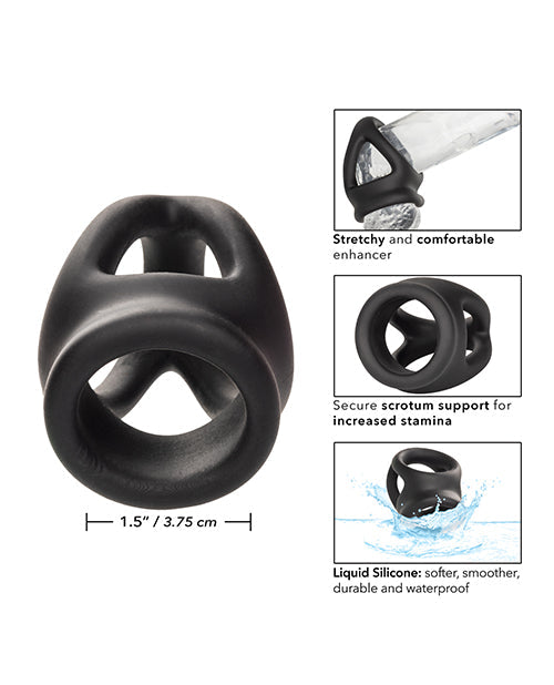 Alpha Liquid Silicone Dual Cage & Ring by California Exotic Novelties
