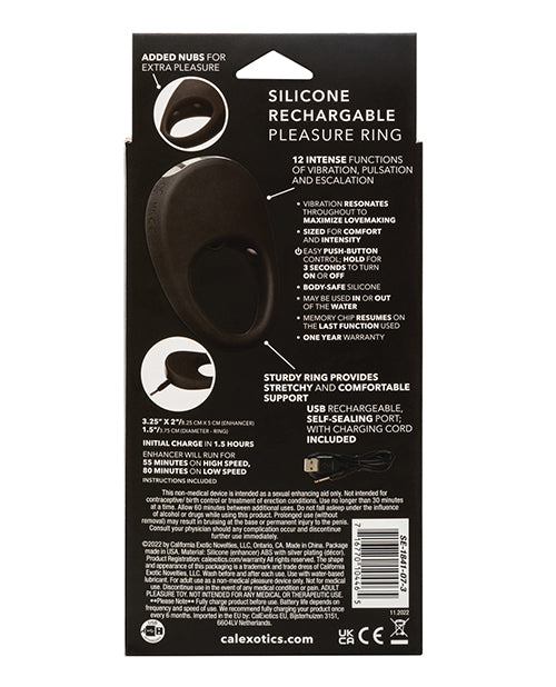 Silicone Rechargeable Pleasure Ring by California Exotic Novelties