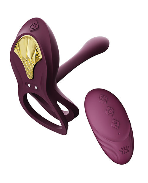 Zalo Bayek Vibrating Couples Ring W/remote by Zalo