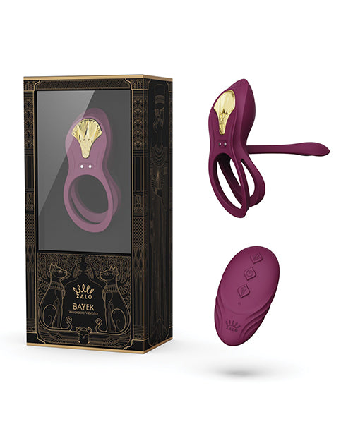 Zalo Bayek Vibrating Couples Ring W/remote by Zalo