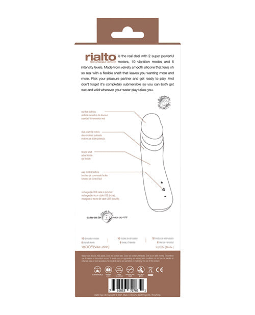 Vedo Rialto Rechargeable Vibe by Savvy Co.