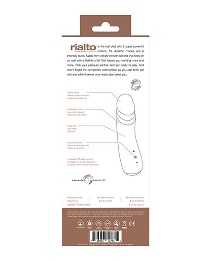 Vedo Rialto Rechargeable Vibe by Savvy Co.