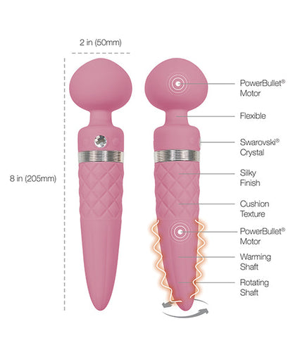 Pillow Talk Sultry Rotating Wand by B.M.S. Enterprises