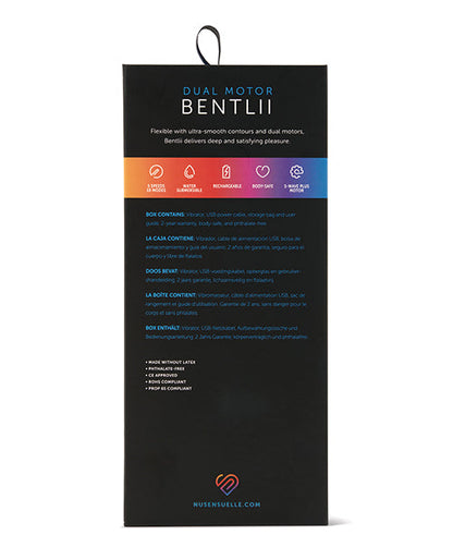 Sensuelle Bentlii 2 Motors Flexible Vibe by Novel Creations Usa INC