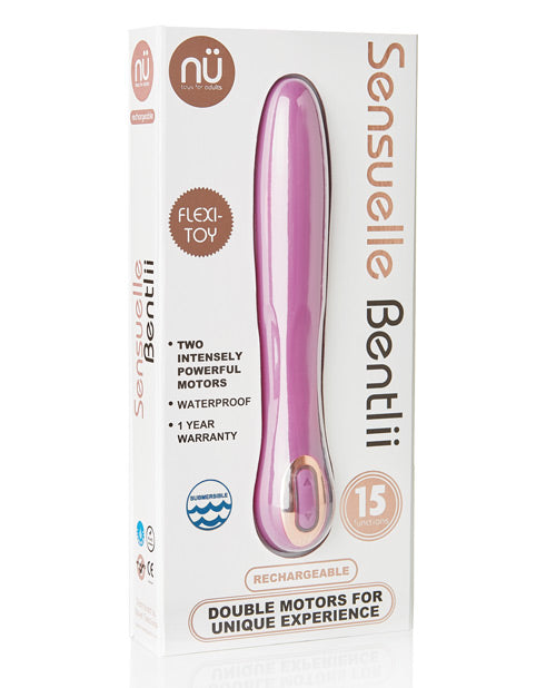 Sensuelle Bentlii 2 Motors Flexible Vibe by Novel Creations Usa INC