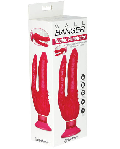 Wall Bangers Double Penetrator Waterproof - Pink by Pipedream Products