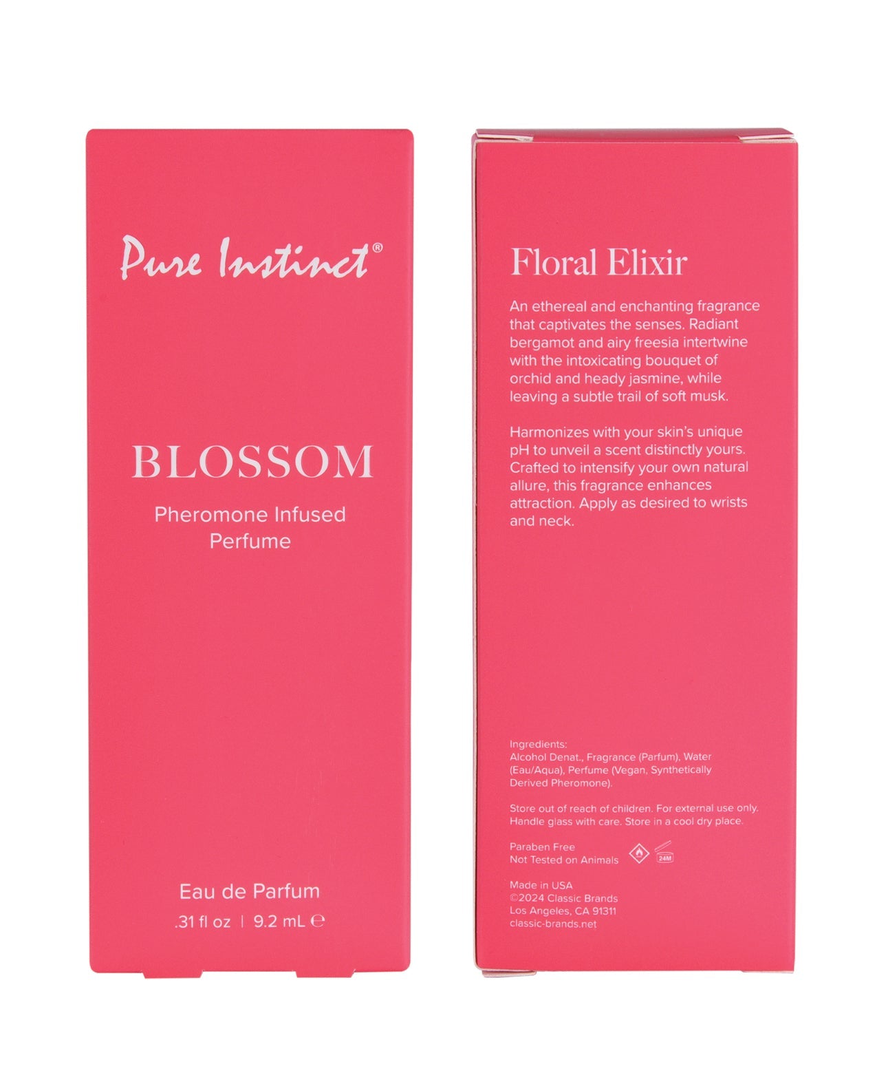 Pure Instinct Pheromone Perfume Blossom - 9.2 ml Spray by Classic Brands