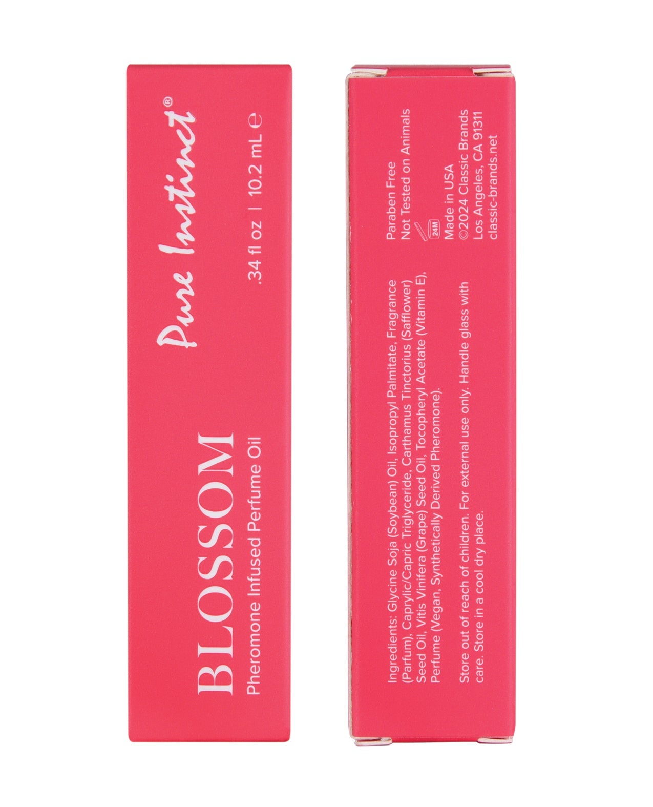 Pure Instinct Pheromone Perfume Oil Roll On Blossom - 10.2 ml by Classic Brands