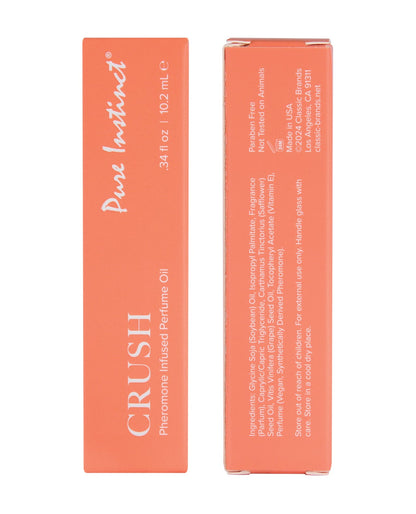 Pure Instinct Pheromone Perfume Oil Roll On Crush - 10.2 ml by Classic Brands