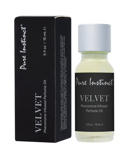 Pure Instinct Pheromone Perfume Oil Velvet - 15 ml Dropper Glass by Classic Brands