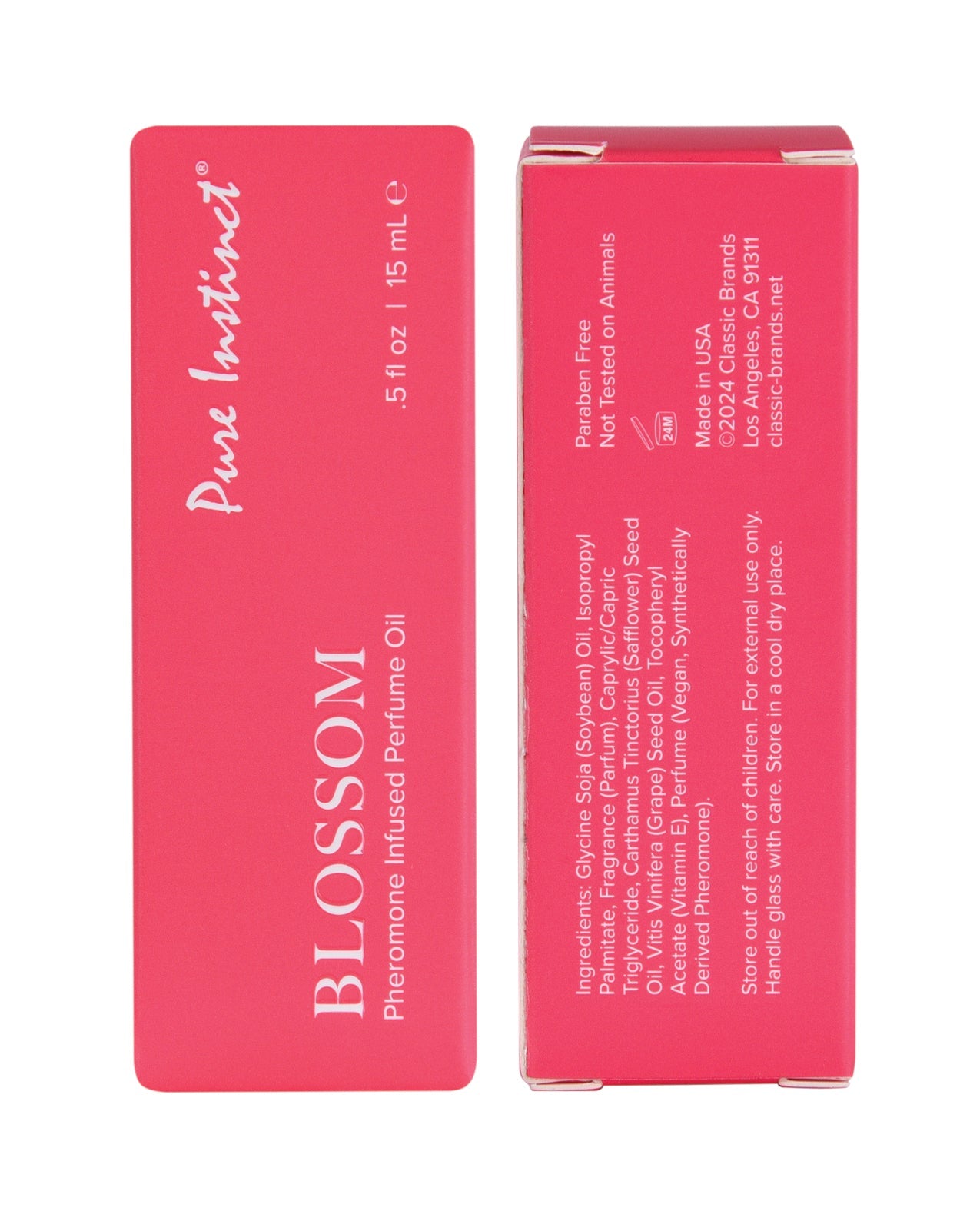 Pure Instinct Pheromone Perfume Oil Blossom - 15 ml Dropper Glass by Classic Brands