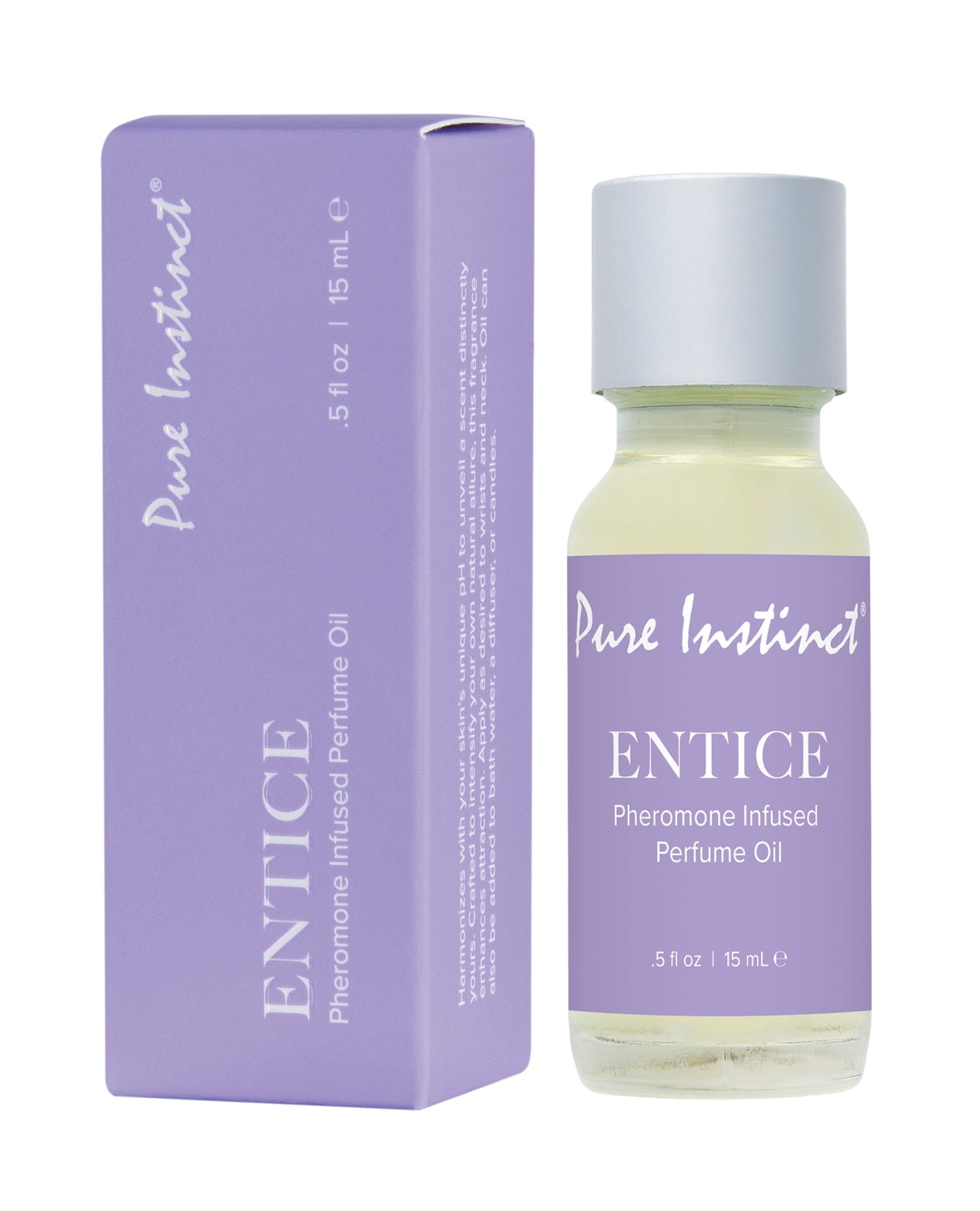 Pure Instinct Pheromone Perfume Oil Entice - 15 ml Dropper Glass by Classic Brands