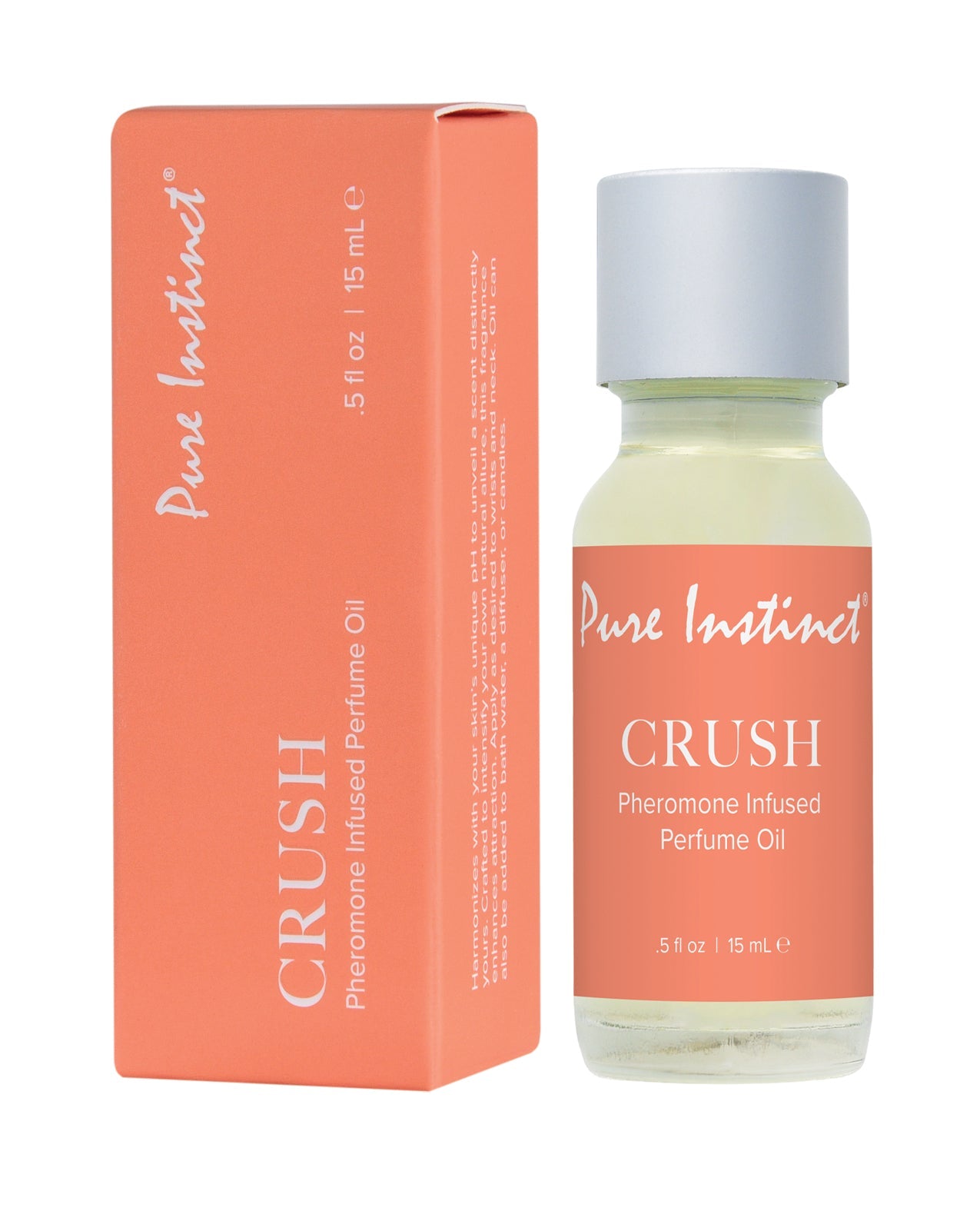Pure Instinct Pheromone Perfume Oil Crush - 15 ml Dropper Glass by Classic Brands