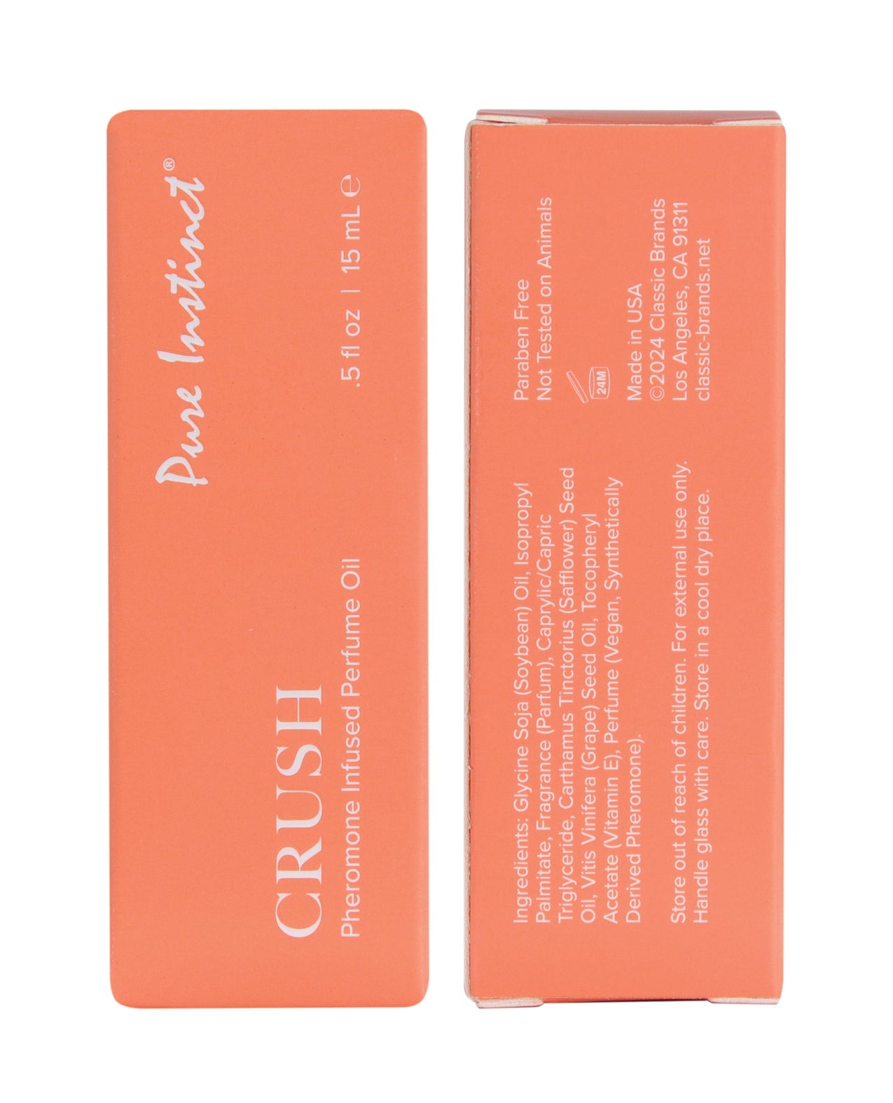 Pure Instinct Pheromone Perfume Oil Crush - 15 ml Dropper Glass by Classic Brands