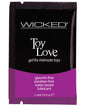 Wicked Sensual Care Toy Love Water Based Lubricant - .1 oz Fragrance Free by Wicked Sensual Care