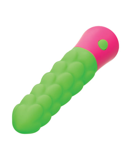 Rave Ripple Vibrator - Green/Pink by California Exotic Novelties