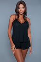 2145 Emery Cami and Short Set Black