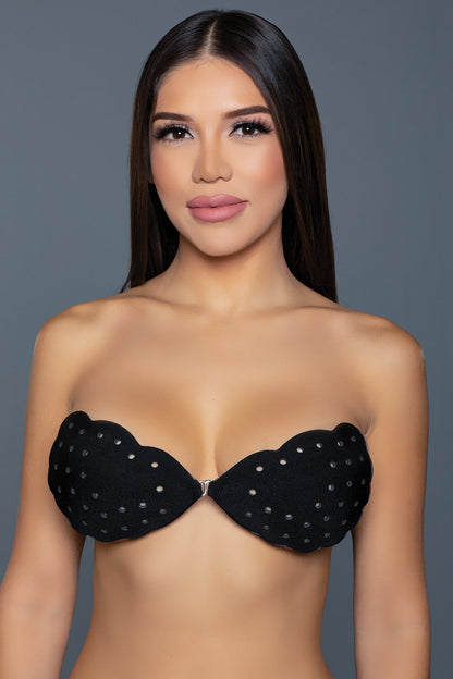 2309 Scalloped Edge Bra Adhesive Black