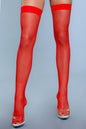 1915 Great Catch Thigh Highs Red