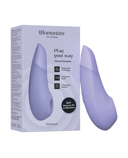 Womanizer Enhance 2 in 1 Pleasure Air and Vibrations Stimulation Device by Wow tech