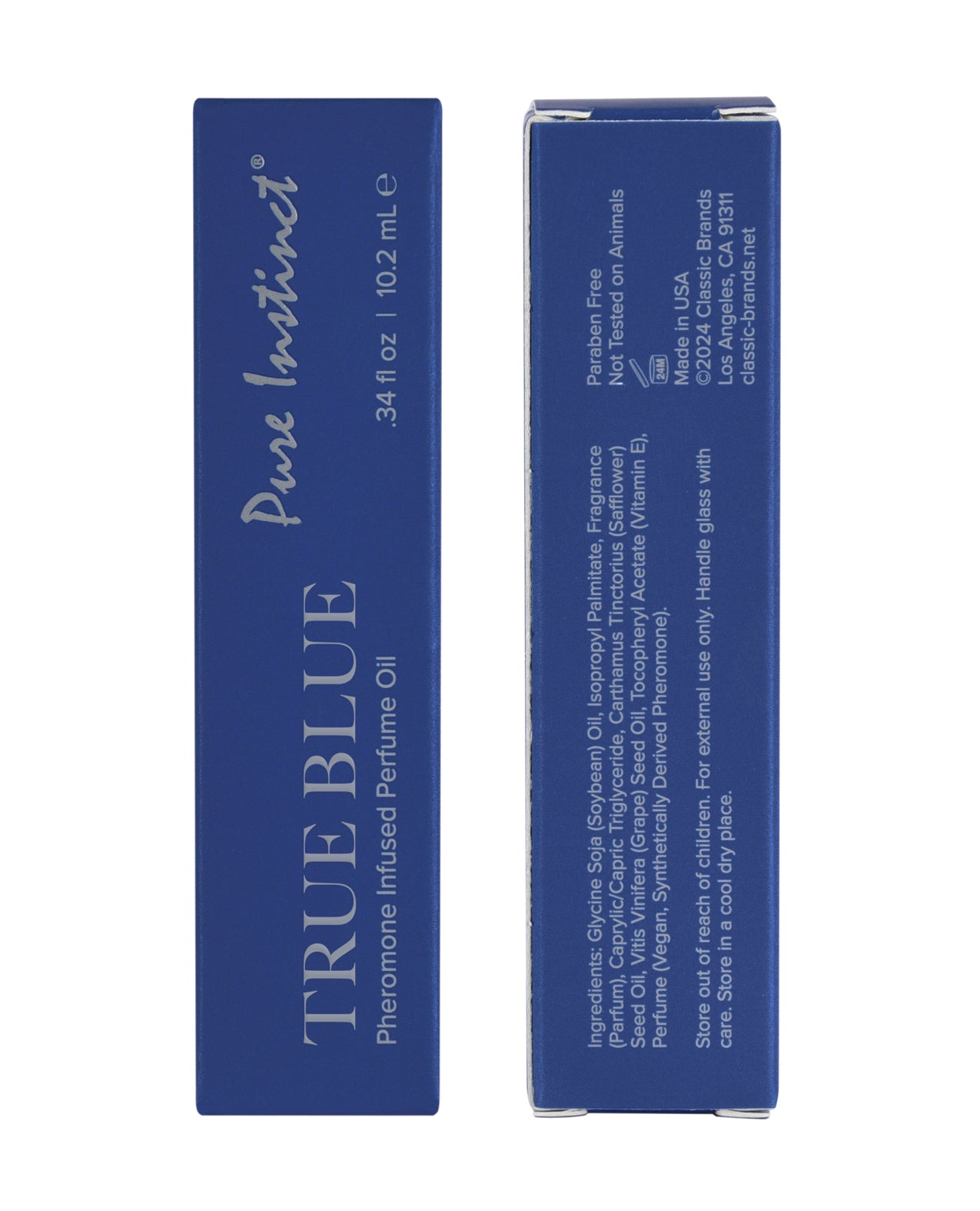 Pure Instinct Pheromone Perfume Oil Roll On - 10.2 ml True Blue by Classic brands