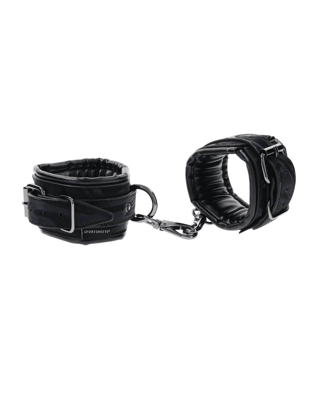 Sportsheets Velvet Noir Handcuffs - Black by Sportsheets international