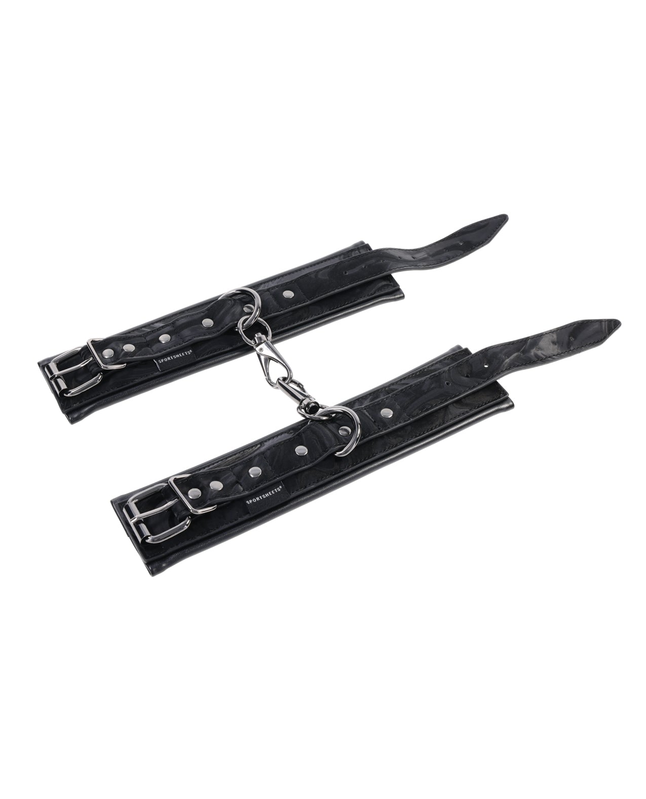 Sportsheets Velvet Noir Handcuffs - Black by Sportsheets international