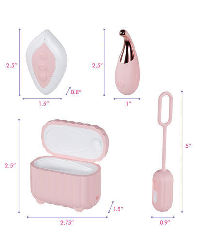 Blush Play With Me Wanderlust 4 Piece Vibrator Set - Pink by Blush novelties