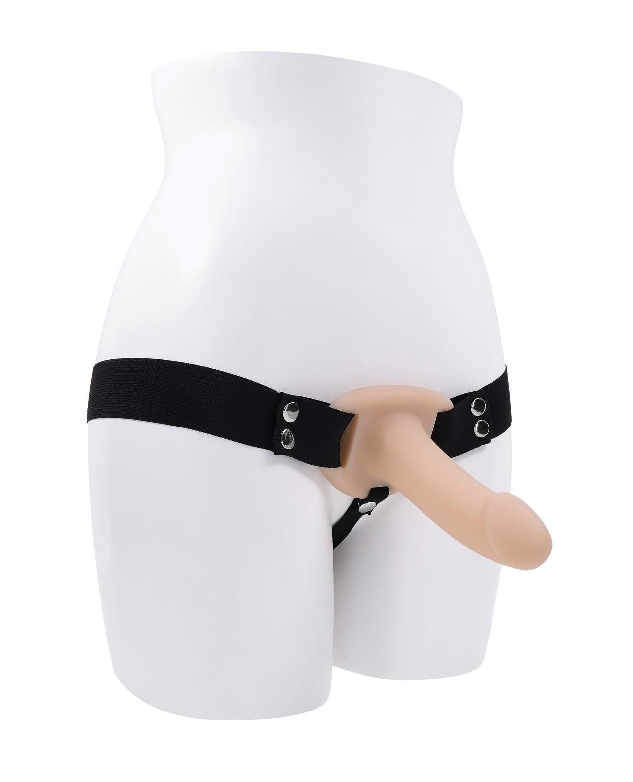 Selopa Our Frist Hollow Strap On - Light by Evolved novelties inc.