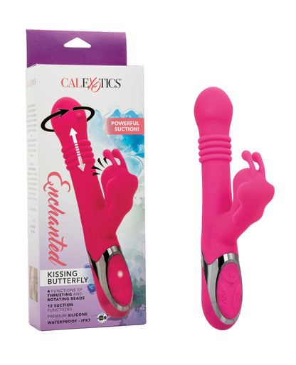 Enchanted Kissing Butterfly Vibrator - Pink by California exotic novelties