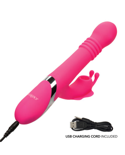 Enchanted Kissing Butterfly Vibrator - Pink by California exotic novelties