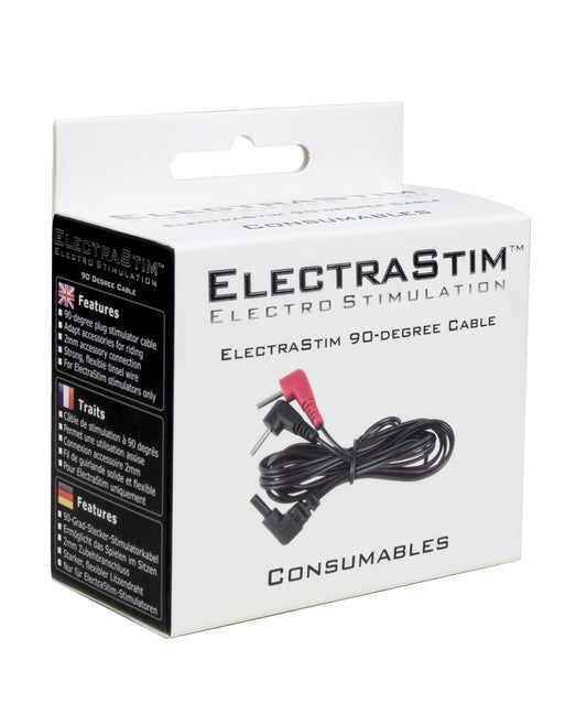 ElectraStim Cable with 90 Degree Plugs by Cyrex ltd.